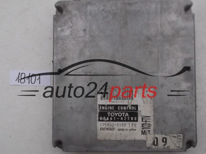 KOMPUTER STEROWNIK SILNIKA TOYOTA RAV 4 2.0 D4D 89661-42780, 8966142780