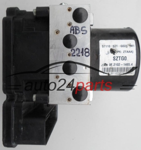 POMPE HYDRAULIQUE ET CALCULATEUR d'ABS HONDA CR-Z 57110-SZT-G021-M1,  SZTG0, ZTAAAJ, ATE 06.2102-1465.4