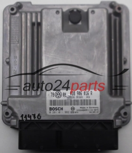 KOMPUTER STEROWNIK SILNIKA VW VOLKSWAGEN PASSAT 2.0 TDI BOSCH 0 281 011 982, 0281011982, 038 906 016 R, 038906016R - 11476
