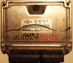 KOMPUTER STEROWNIK SILNIKA VW VOLKSWAGEN PASSAT 1.9 TDI AVF 038 906 019 EP, 038906019EP, BOSCH 0 281 010 701, 0281010701, 28SA5254 -  5654, 10867