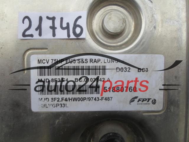 FIAT FIORINO 1.3 MAGNETI MARELLI MJD 8F2.F4, MJD8F2F4, FPT 51880760, BC.0103842.A, BC0103842A