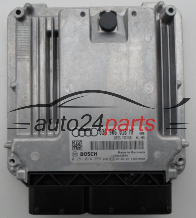 MOTORSTEUERGERÄT ECU STEUERGERAT AUDI A6 2.0 TDI BOSCH 0 281 014 259, 03G 906 016 MF