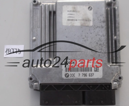 KOMPUTER STEROWNIK SILNIKA BMW 5 E60 530 D 530D BOSCH 0281012091, 0 281 012 091, 7796637, 7 796 637, 7793829, 7796637, 7797609