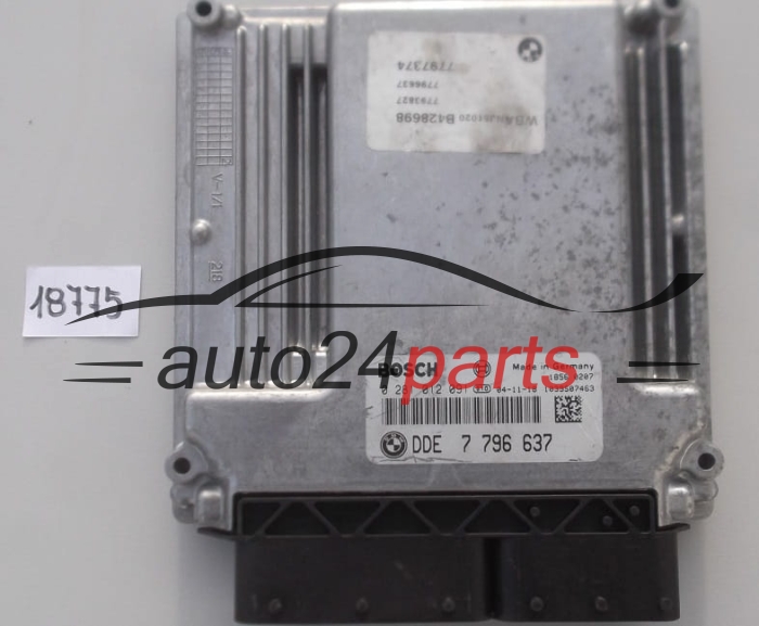 KOMPUTER STEROWNIK SILNIKA BMW 5 E60 530 D 530D BOSCH 0281012091, 0 281 012 091, 7796637, 7 796 637, 7793829, 7796637, 7797609