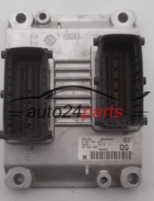 CENTRALITA DE MOTOR OPEL CHEVROLET CORSA C 1.0 Z10XE BOSCH 0261207810, 0 261 207 810, QG 55350533, 9164475, 6237081 , 62 37 081