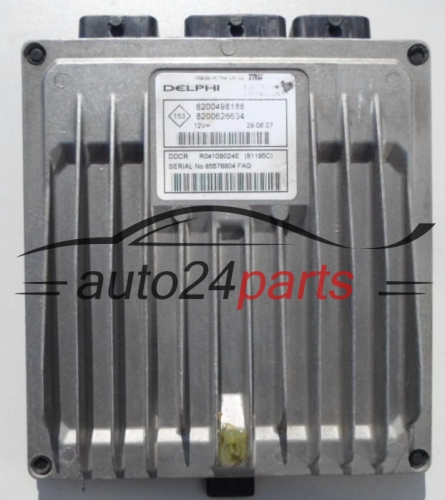 MOTORSTEUERGERÄT ECU STEUERGERÄT  RENAULT 1.5 DCI Delphi R0410B024E, 8200498188, 8200626634