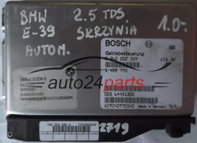 STEROWNIK SKRZYNI AUTOMATYCZNEJ BMW E38 E39  BOSCH 0 260 002 359, 1 422 770