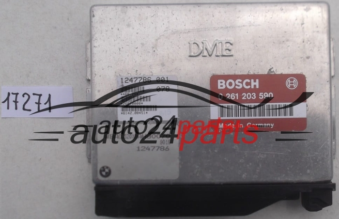 CALCULATEUR MOTEUR BMW E36 318 BOSCH 0 261 203 590, 1247786 001