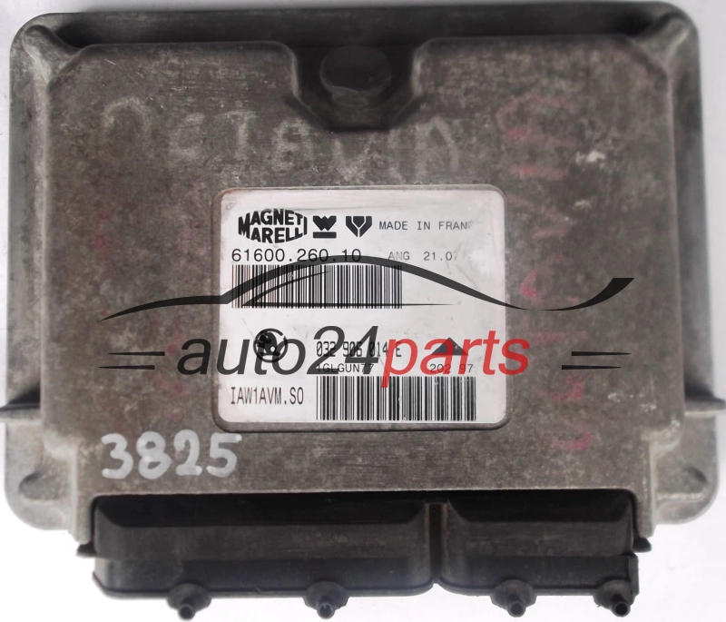 KOMPUTER STEROWNIK SILNIKA SKODA OCTAVIA 1.6 032906014E, 032 906 014 E, IAW1AV.S0, IAW1AVS0, 61600.260.10 
