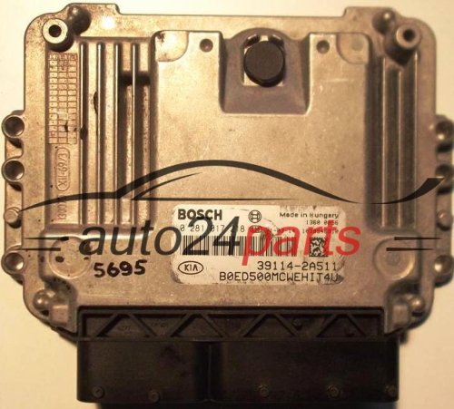 KOMPUTER STEROWNIK SILNIKA KIA CEED 1.6 CRDI BOSCH 0281017218, 0 281 017 218, 391142A511, 39114-2A511 - 