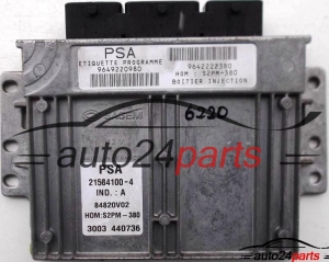 MOTORSTEUERGERÄT ECU STEUERGERAT CITROEN C3 1.4 21584100-4, 9649220980, 84820V02, 9642222380 