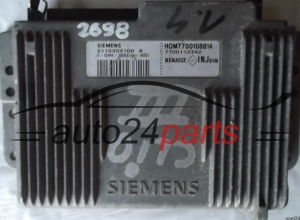 CALCULATEUR MOTEUR RENAULT CLIO 1.4 S115303100B ,S115303100 B, 115303100 7700112342 HOM7700108814, 7700108814 