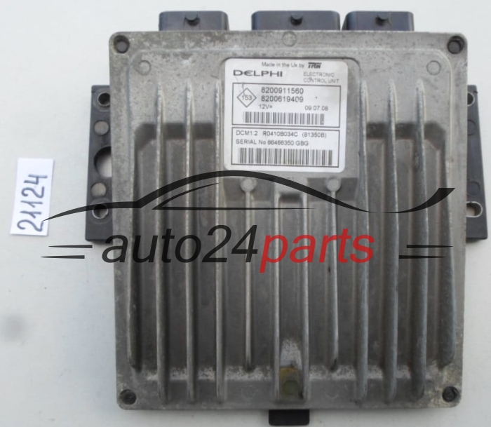 RENAULT KANGO 1.5 DCI DELPHI R0410B034C, 8200911560, 8200619409, DCM1.2