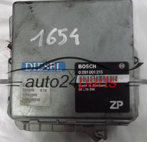 KOMPUTER STEROWNIK SILNIKA OPEL OMEGA 2.5 TD U25TD 90379298 ZP 90 379 298, BOSCH 0281001215, 0 281 001 215 - 1654 