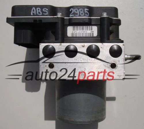 ABS POMPA I STEROWNIK PEUGEOT BOSCH 0 265 230 883, 0265230883, 9664532380, 0265951326