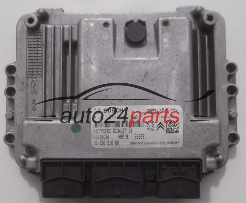 MOTORSTEUERGERÄT ECU STEUERGERÄT  CITROEN PEUGEOT 1.4 HDI BOSCH 0 281 014 444, 96 656 916 80