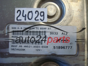 KOMPUTER STEROWNIK SILNIKA FIAT 500 MAGNETI MARELLI 8GSF.H9, 8GSFH9, FPT 51896777, BC.0103343.G, BC0103343G