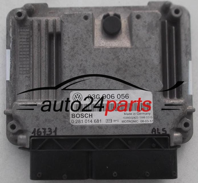 CALCULATEUR MOTEUR VW VOLKSWAGEN BOSCH 0 281 014 681