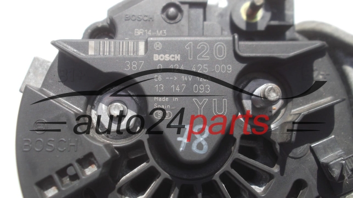 Alternateur OPEL SAAB 1.8 BOSCH 0 124 425 009,  13 147 093 YU