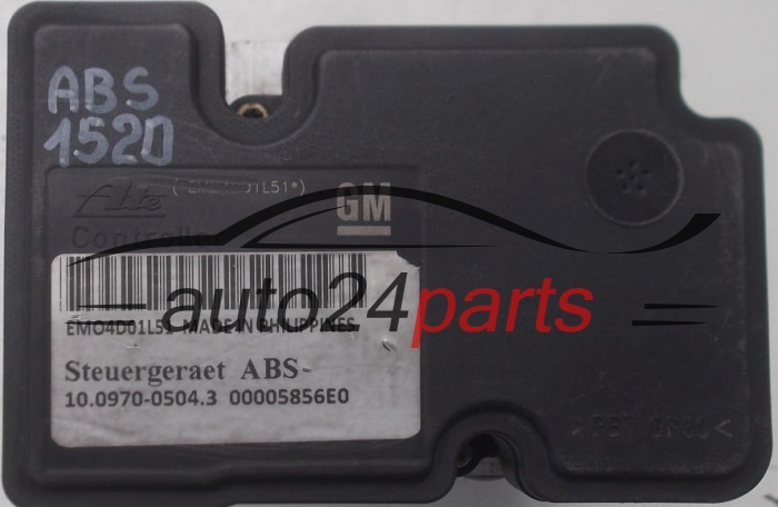 POMPE HYDRAULIQUE ET CALCULATEUR dABS OPEL ASTRA H ZAFIRA B GM 24447833 GN, ATE 10.0207-0020.4, 10020700204, 10.0970-0504.3, 10097005043