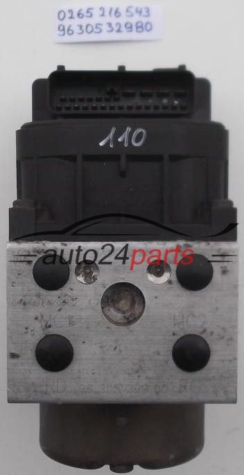 Pompa abs i sterownik PEUGEOT 406 0265216543 9630532980 0273004270
