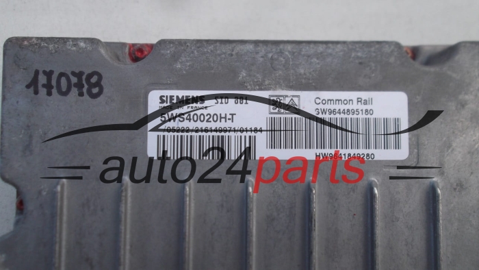 KOMPUTER STEROWNIK SILNIKA PEUGEOT 307 2.0 HDI