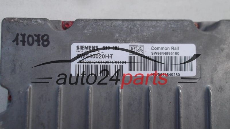 KOMPUTER STEROWNIK SILNIKA PEUGEOT 307 2.0 HDI