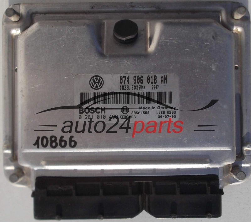 CENTRALITA DE MOTOR VW VOLKSWAGEN T4 2.5 TDI AHY BOSCH 0 281 010 490