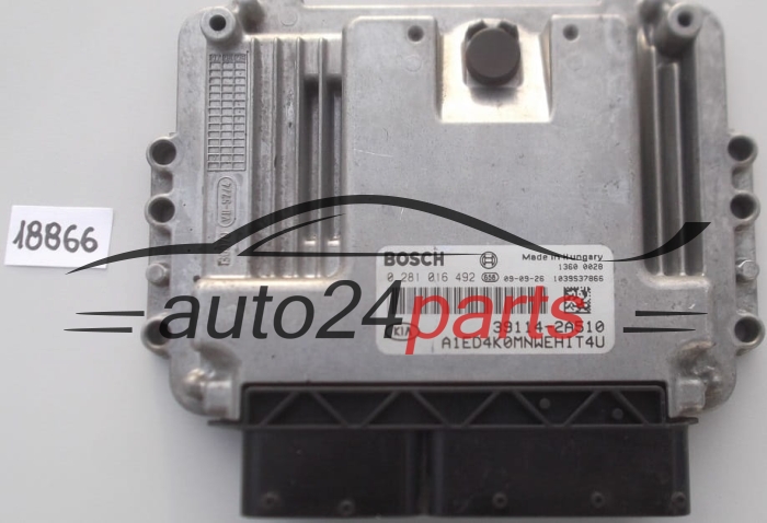 KOMPUTER STEROWNIK SILNIKA KIA CEED 1.6 CRDI BOSCH 0 281 016 492, 0281016492, 39114-2A510, 391142A510