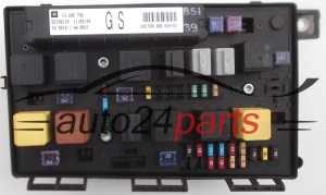 ELEKTRISCHER KASTEN SICHERUNGKASTEN SICHERUNG UND RELAIS STROMKASTEN RELAISKASTEN OPEL ASTRA H ZAFIRA B 13 206 746, 13206746 GS, 5DK 008 668-52, 5DK008668-52