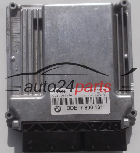 MOTORSTEUERGERÄT ECU STEUERGERÄT  BMW BOSCH 0 281 011 414, DDE 7 800 131