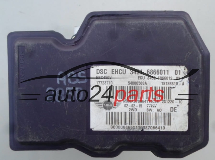 ABS POMPA MINI COOPER 34516866011 01, 3451686601101, 65021017