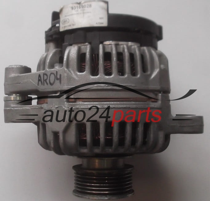 Alternateur  1.9 CDTI OPEL VECTRA C SIGNUM BOSCH 0986048793, 93169028 