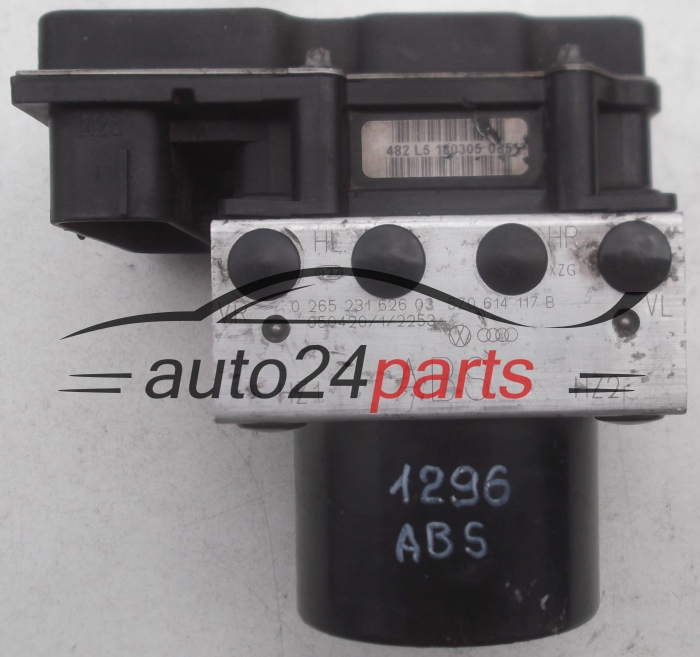 BOMBA HIDRAULICA Y CENTRALITA ABS VOLKSWAGEN FOX POLO BOSCH 0 265 231 626, 0265231626, 5Z0 614 117 B, 5Z0614117B, 0 265 800 468, 0265800468