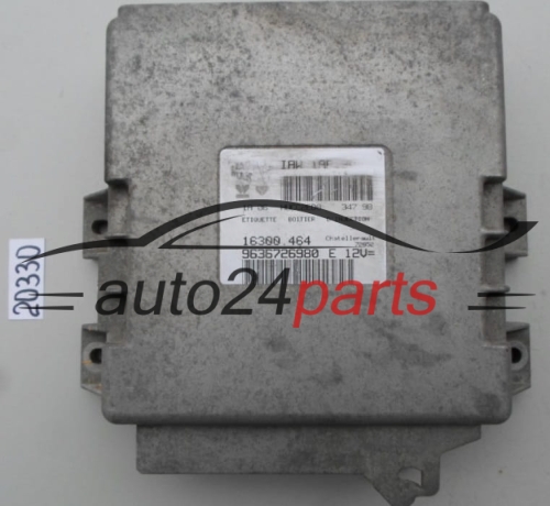 KOMPUTER STEROWNIK SILNIKA PEUGEOT 206 MAGNETI MARELLI IAW 1AP.80, IAW1AP80, 16300.464, 16300464, 9636726980 E
