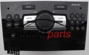 RADIO CD MP3  OPEL CORSA   497 316 088 / 497316088 / 13 254 192 AR / 13254192AR / CD30 - R239