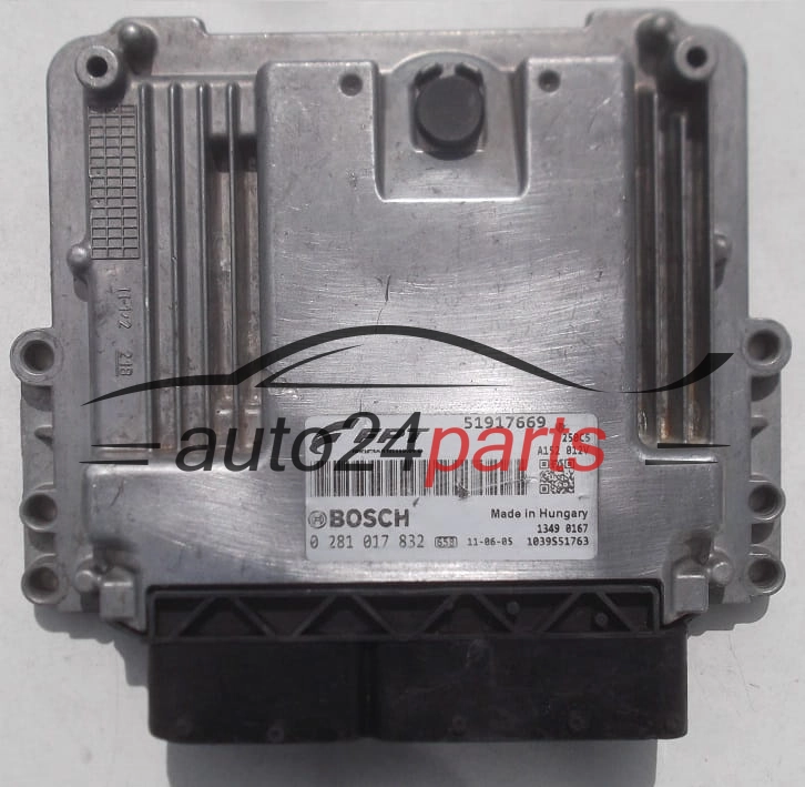 KOMPUTER STEROWNIK SILNIKA FIAT DUCATO 2.8 JTD BOSCH 0 281 017 832, 0281017832, 51917669