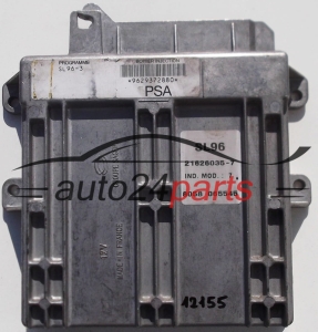 CENTRALITA DE MOTOR  CITROEN XANTIA, PEUGEOT 306 406 1.8, PSA 9629372880, SL96, 21626035-7 
