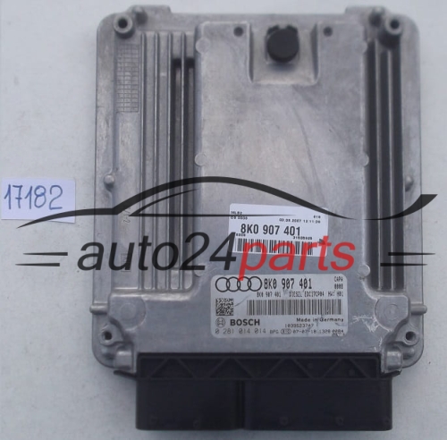 MOTORSTEUERGERÄT ECU STEUERGERAT AUDI A4 A5 3.0 TDI BOSCH 0 281 014 014, 0281014014, 8K0 907 401, 8K0907401
