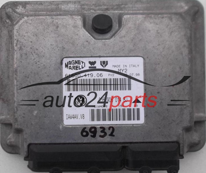 VW VOLKSWAGEN LUPO 1.4, AX4AV.V, IAX4AVV8, 61600.419.06, 6160041906, 036 906 014 BJ, 036906014BJ 