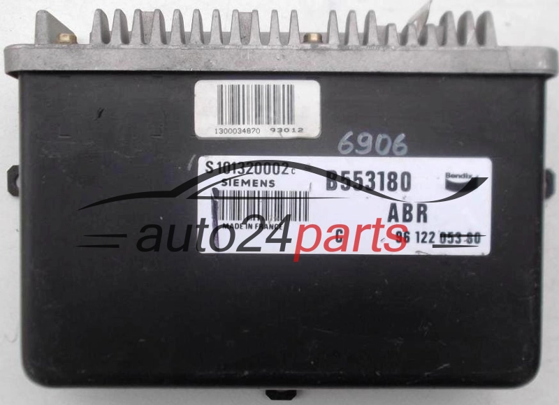 KOMPUTER STEROWNIK SILNIKA CITROEN XM 2.0 S101320002C, S101320002 C, B553180 ABR, 96 122 053 80, 9612205380