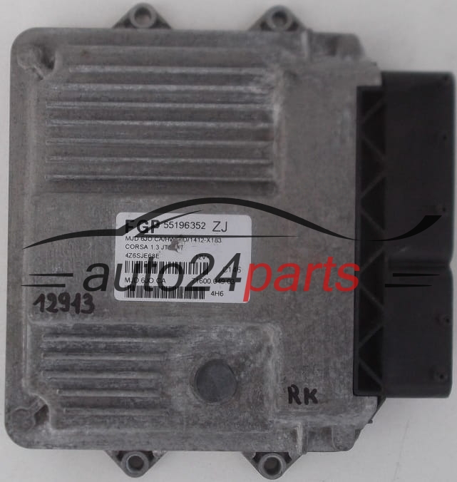 KOMPUTER STEROWNIK SILNIKA OPEL CORSA 1.3 JTD MAGNETI MARELLI MJD 6JO.CA, MJD6JOCA, MJD6J0.CA, FGP 55196352 ZJ, 55196352ZJ, 71600.049.03, 7160004903