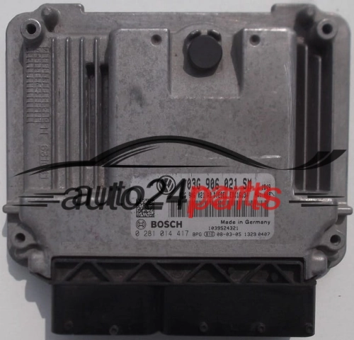 KOMPUTER STEROWNIK SILNIKA SEAT ALTEA 1.9 TDI BOSCH 0281014417, 03G906021SM