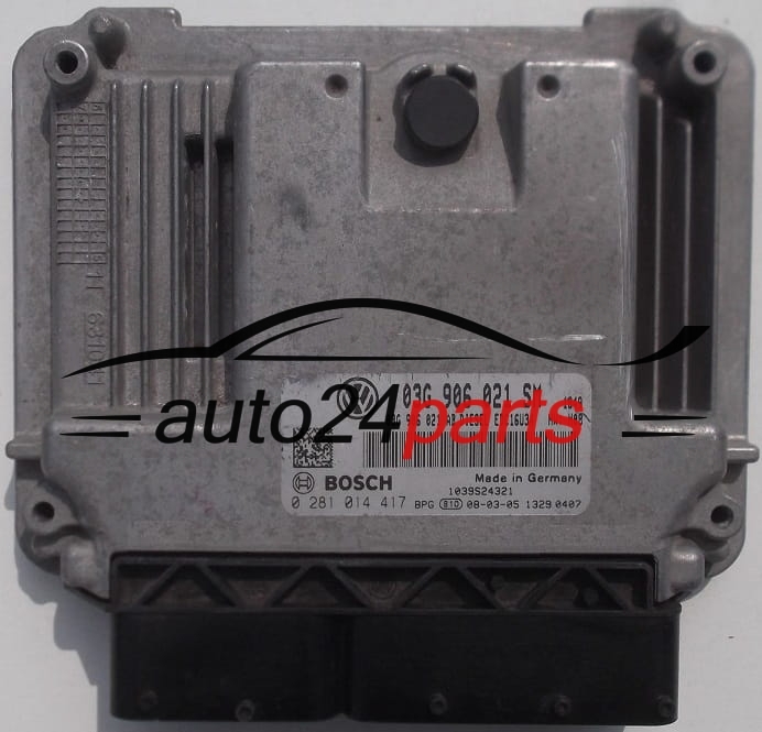 KOMPUTER STEROWNIK SILNIKA SEAT ALTEA 1.9 TDI BOSCH 0281014417, 03G906021SM
