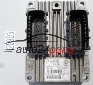 MOTORSTEUERGERÄT ECU STEUERGERAT FIAT PANDA 1.2 IAW 5SF8.E7,  IAW5SF8E7, 51937624
