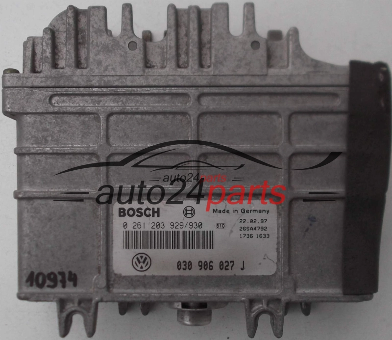 SEAT BOSCH 0 261 203 929930, 0261203929, 030 906 027 J, 030906027J