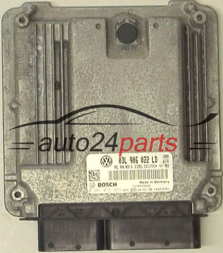 KOMPUTER STEROWNIK SILNIKA VW VOLKSWAGEN SCIROCCO 2.0 DTI BOSCH 0 281 015 989, 0281015989, 03L 906 022 LD, 03L906022LD, 03L906022