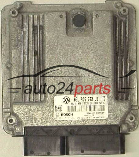 KOMPUTER STEROWNIK SILNIKA VW VOLKSWAGEN SCIROCCO 2.0 DTI BOSCH 0 281 015 989, 0281015989, 03L 906 022 LD, 03L906022LD, 03L906022