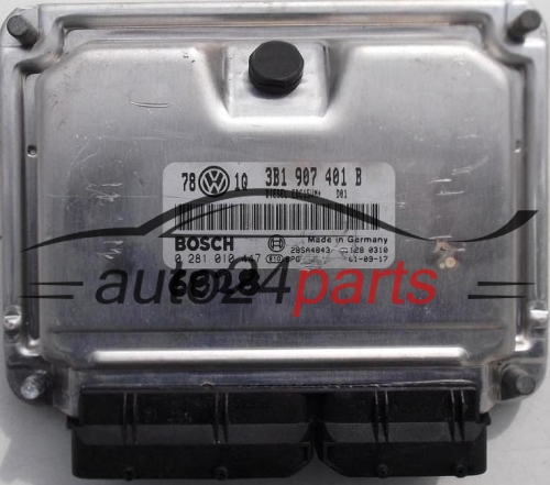 ECU CENTRALITA DE MOTOR VW VOLKSWAGEN PASSAT 2.5 TDI 3B1907401B, 3B1 907 401 B, BOSCH 0 281 010 447, 0281010447