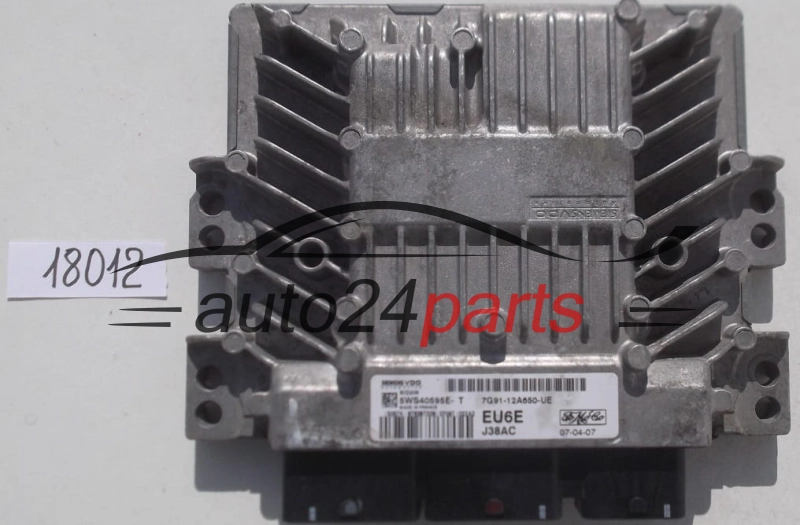KOMPUTER STEROWNIK SILNIKA FORD FOCUS 2.0 TDCI 5WS40595E-T, 5WS40595ET, 7G91-12A650-UE, 7G9112A650UE, SID206
